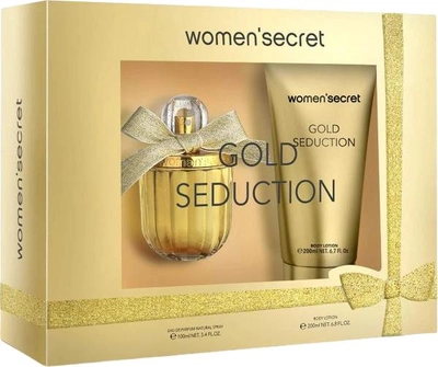Набір Women'Secret Gold Seduction Парфумована вода 100 мл + Лосьйон для тіла 200 мл (8411114054926)