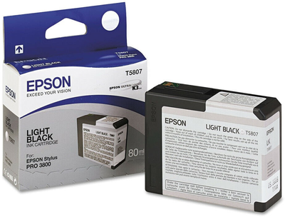Картридж з чорнилом Epson T5807 UltraСhrom K3 80 ml Light Black (10343858831)