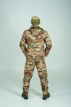 Військовий костюм Soft Shell штани і куртка Single Sword з подвійним флісом мультікам XL