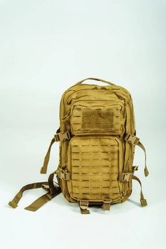 Тактичний військовий рюкзак SINGLE SWORD 36-50L. Койот
