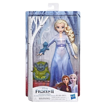Холодне Серце 2: Ельза та Саламандра Frozen 2 Elsa Fashion Doll в Travel Outfit with Pabbie and Salamander Figures Hasbro