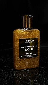 Масло парфюмированное сияющее SPF 20 Top Beauty Gold 100 мл