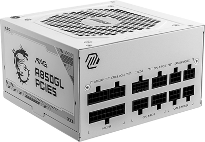 Блок питания MSI MAG A850GL PCIE5 White