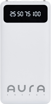 УМБ AURA NRG10 10000 mAh White (PBANRG10W)