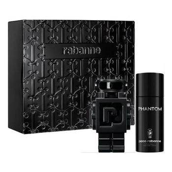 Набір для чоловіків Christmas 2023 Paco Rabanne Phantom Parfum парфумована вода 100 мл + дезодорант 150 мл (3349668623488)