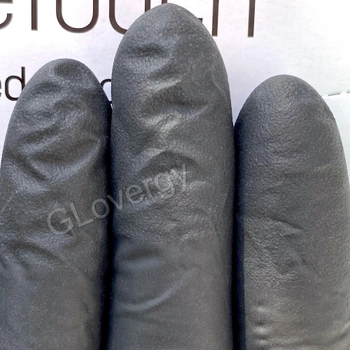 Перчатки нитриловые Medicom SafeTouch Advanced Black размер S черного цвета 100 шт