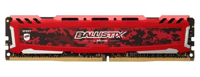 Модуль пам'яті Crucial DDR4 8Gb Ballistix Sport LT Red 3200 MHz (BLS8G4D32AESEK.M8FE1) Б/в