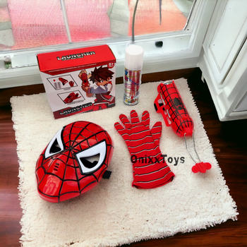 Ігровий набір Спайдермен Supreme Hero Spiderman маска та рукавичка Людина Павук стріляє павутинням