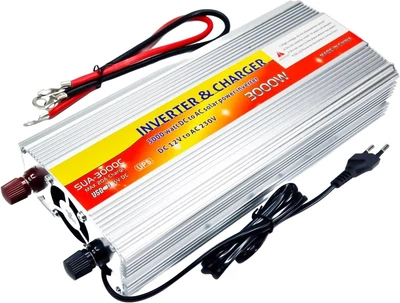 Інвертор SCL SUA-3000W перетворювач напруги із зарядним пристроєм та UPS 12-220V (SUA3000-RA)