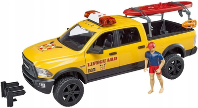 Іграшковий автомобіль Dodge RAM Life Guard з рятувальником (4001702025069)