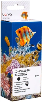 Картридж Barva совместимый с Canon PGI-450PGBK XL (6434B001) 25 мл Black (IC-450XL-BK)
