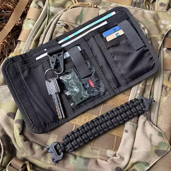 Гаманець тактичний/барсетка, сумка чоловіча органайзер для документів EDC Roco Tactical Black