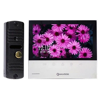 Комплект відеодомофону Qualvision QV-IDS4772+QV-ODS416BE/F