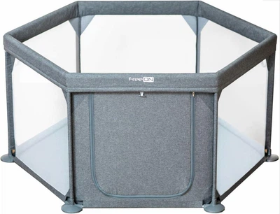 Манеж для дитини FreeON Hexagon, grey