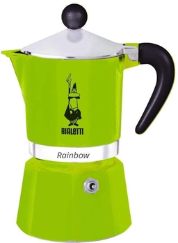 Гейзерна кавоварка Bialetti Rainbow Green 60 мл (8006363018494)