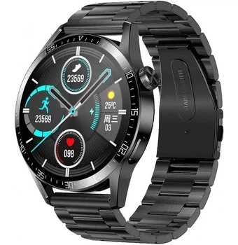 Смарт-часы Smart Watch Earldom SW2 47mm в стильном металлическом корпусе Black | Прием звонков | Отслеживание физической активности Пульс | Тонометр | Погода | 755098-B