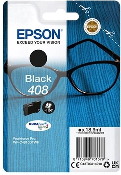 Картридж з чорнилом Epson 408 18.9 мл Black (8715946701578)