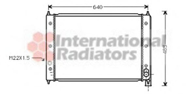 Радиатор охлаждения двигателя VW TRANSP/SYNCR 81-90 (Van Wezel) Van Wezel (58002034)