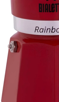 Гейзерна кавоварка Bialetti Rainbow Red 60 мл (8006363018463)