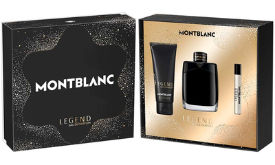 Zestaw męski Montblanc Legend Woda perfumowana 100 ml + Żel pod prysznic 100 ml + Woda perfumowana 7.5 ml (3386460139298)