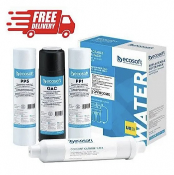 Ecosoft комплект (PP5-GAC-PP1 + Постфільтр)