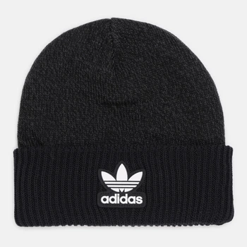 Детская демисезонная вязаная шапка-бини Adidas Archive Beanie II0745 OSFM 42-44 Black (4066763518844)