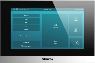 SIP-відеодомофон Akuvox C313W 7" на Linux з Wi-Fi (C313W Silver)