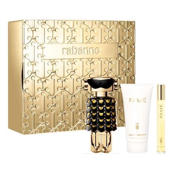 Набір для жінок Christmas 2023 Paco Rabanne Fame Parfum парфумована вода 80 мл + Body Lotion 75 мл + Edp 10 мл (3349668626854)