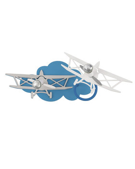 Бра детская Nowodvorski 6903 Plane GU10 2x35W IP20 Blue цвет голубой