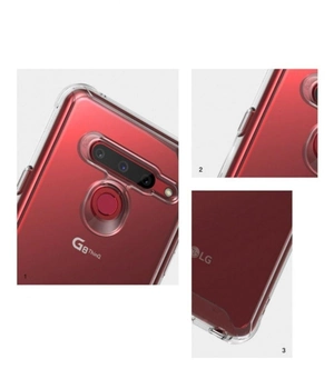 Etui plecki Ringke Fusion do LG G8 ThinQ Clear (8809659043190)