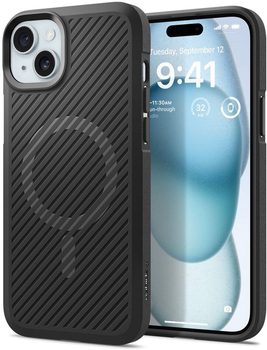 Etui plecki Spigen Core Armor MagFit do Apple iPhone 15 Matte Black (8809896747899)