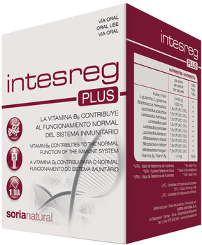 Дієтична добавка Soria Natural Intesreg Plus 14 Sobres x 10 г (8422947200084)