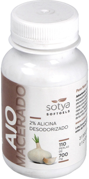 Suplement diety Sotya Ajo Macerado 700 mg 110 pereł (8427483009412)