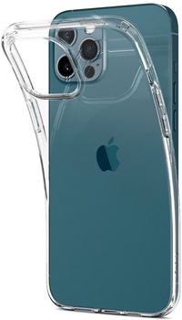 Etui plecki Spigen Liquid Crystal do Apple iPhone 12/12 Pro Crystal Clear (8809710756458)