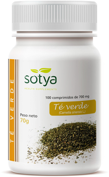 Дієтична добавка Sotya Te Verde 530 мг 100 таблеток (8427483007807)