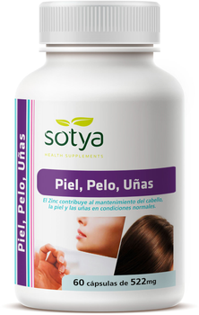 Suplement diety Sotya Pelo Piel y Unas 520 mg 60 kapsułek (8427483009085)
