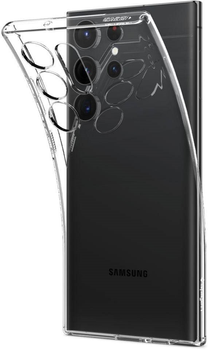 Etui plecki Spigen Liquid Crystal do Samsung Galaxy S23 Ultra Transparent (8809896740173)