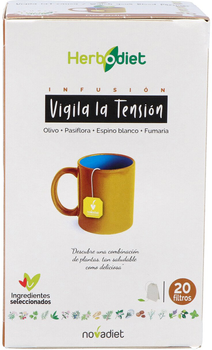 Трав'яний чай Novadiet Herbodiet Vigila Tension 20 шт (8425652005111)
