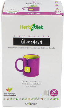Трав'яний чай Novadiet Herbodiet Gluconova 20 шт (8425652005135)
