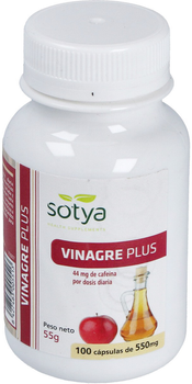 Дієтична добавка Sotya Vinagre Plus 550 мг 100 капсул (8427483005513)