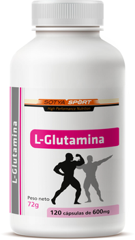 Дієтична добавка Sotya L-Glutamina 120 капсул (8427483000006)