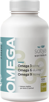 Дієтична добавка Sotya Omega 3,6,9 100 перлин(8427483910213)