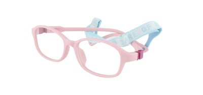 Оправа для окулярів дитяча Valencia 310 рож гнучка, м'який завушник, шнурок