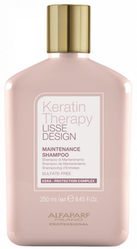 Шампунь для зволоження волосся Alfaparf Milano Lisse Design Keratin Therapy Maintenance Shampoo 250 мл (8022297141428)