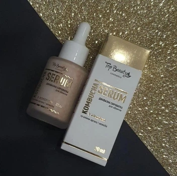 Двухфазная сыворотка для лица с комбучей, маслами арганы и жожоба Top Beauty Kombucha Serum 30 мл