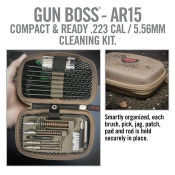 Набор для чистки оружия Real Avid Gun Boss AR15 Gun Cleaning Kit 5.56 мм (0.224) AR15, АК74, АКС74