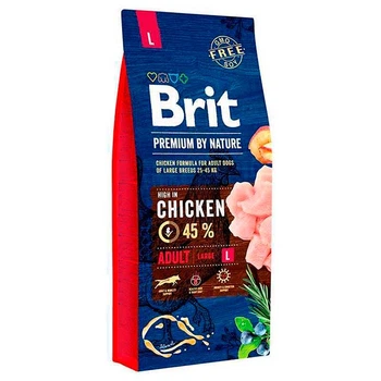 Brit Premium Dog Adult L для взрослых собак больших пород - 15 кг 170827/6468