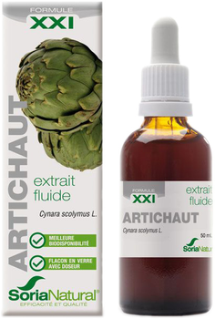 Дієтична добавка Soria Natural Artichoke Extract S XXl 50 мл (8422947044022)