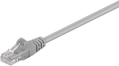 Комутаційний кабель Goobay CAT 5e U/UTP 15 m Grey (4040849683527)