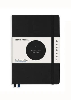 Блокнот Leuchtturm1917, 100 YEARS BAUHAUS, Средний, черный, точка (359617)
